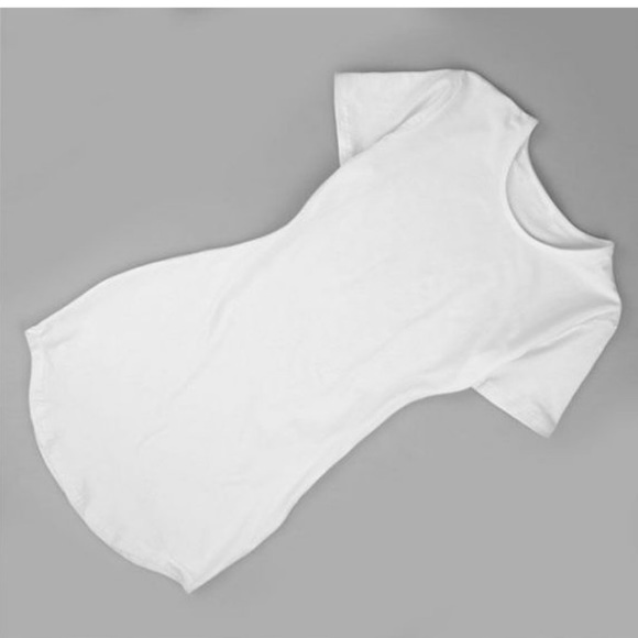 NWT White Bodycon Mini Dress - Picture 5 of 5